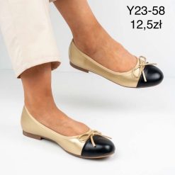 Baleriny damskie 1026-1375-Y23-58 (12par 36-41)