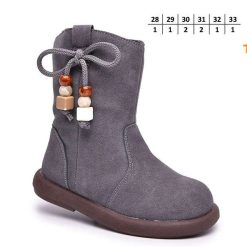 Botki dziecięce 1026-2800-T-68199-B (8par／28-33) szary