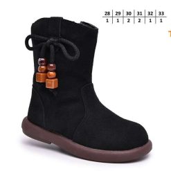 Botki dziecięce 1026-2801-T-68199-A (8par／28-33) czarny