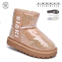 Buty Śniegowe dziecięce 1026-2688-A-B60202-E (8par／27-32) karmelowo-beżowy