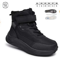 Buty Śniegowe dziecięce 1026-2697-T-65207-A (8par／33-38) czarny