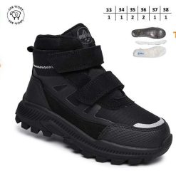 Buty Śniegowe dziecięce 1026-2710-T-68179-A (8par／33-38) czarny