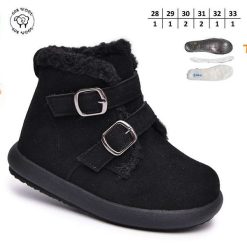Buty Śniegowe dziecięce 1026-2719-T-65191-A (8par／28-33) czarny