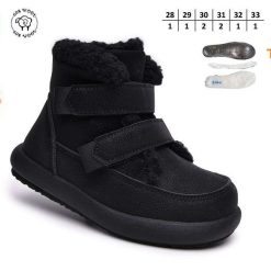 Buty Śniegowe dziecięce 1026-2721-T-65190-A (8par／28-33) czarny