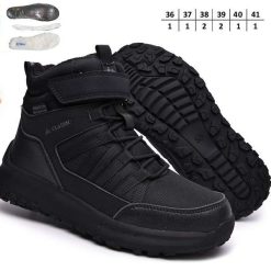 Buty Śniegowe dziecięce 1026-2722-A-B60151-A (8par／36-41) czarny