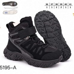 Buty Śniegowe dziecięce 1026-2728-T-65195-A (8par／36-41) czarny