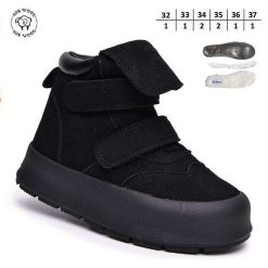 Buty Śniegowe dziecięce 1026-2756-A-B60161-A (8par／32-37) czarny