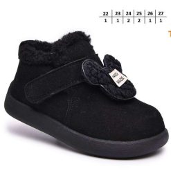 Buty Śniegowe dziecięce 1026-2764-T-65164-D (8par／22-27) czarny