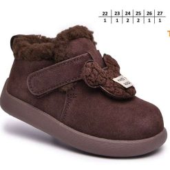 Buty Śniegowe dziecięce 1026-2767-T-65164-A (8par／22-27) brązowy