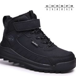 Buty Śniegowe dziecięce 1026-2786-A-B60135-A (8par／33-38) czarny