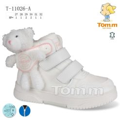 Buty Śniegowe dziecięce 1026-3244-T-11026-A (8par／27-32) biało-różowy
