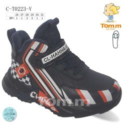 Buty Śniegowe dziecięce 1026-3538-C-T0223-V (8par／26-31) granatowo-czerwony