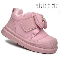 Buty Śniegowe dziecięce 1026-3608-11710E (8par／24-29) różowy