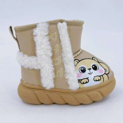 Buty Śniegowe dziecięce 1026-3622-F-50914-E (8par／19-24) beżowy