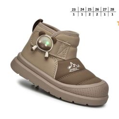 Buty Śniegowe dziecięce 1026-3631-11713H LED (8par／23-28) beżowy