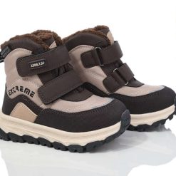 Buty Śniegowe dziecięce 1026-3662-A-B11200-D (8par／28-35) brązowy