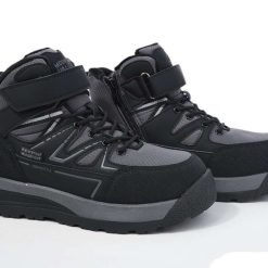 Buty Śniegowe dziecięce 1026-3665-T-11351-B (8par／36-41) czarno-szary