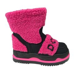 Buty Śniegowe dziecięce 1026-3677-T-11453-C (8par／32-37) fuksjowy
