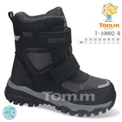 Buty Śniegowe dziecięce 1026-3680-T-10802-B (8par／31-38) czarny
