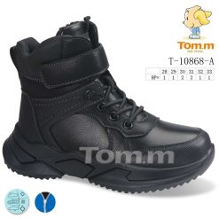 Buty Śniegowe dziecięce 1026-3691-T-10868-A (8par／28-33) czarny