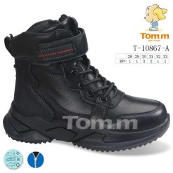 Buty Śniegowe dziecięce 1026-3693-T-10865-B (8par／28-33) czarny