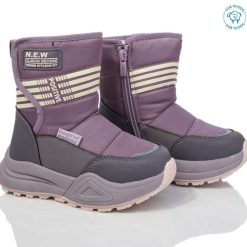 Buty Śniegowe dziecięce 1026-3695-T-11347-D (8par／27-32) fioletowy