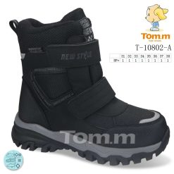 Buty Śniegowe dziecięce 1026-3707-T-10802-A (8par／31-38) czarny