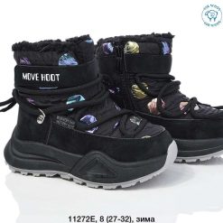 Buty Śniegowe dziecięce 1026-3709-T-11272-E (8par／27-32) czarny