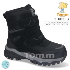 Buty Śniegowe dziecięce 1026-3712-T-10801-A (8par／31-38) czarny