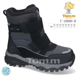 Buty Śniegowe dziecięce 1026-3719-T-10800-B (8par／31-38) czarny