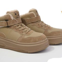 Buty Śniegowe dziecięce 1026-3731-T-11206-D (8par／33-38) brązowy