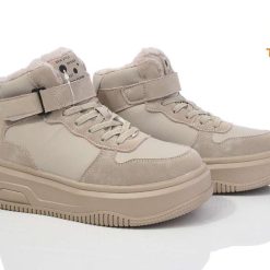 Buty Śniegowe dziecięce 1026-3735-T-11206-B (8par／33-38) beżowy