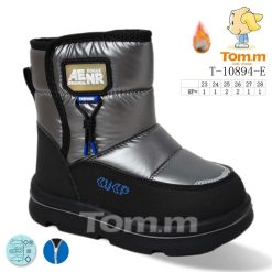 Buty Śniegowe dziecięce 1026-3738-T-10894-E (8par／23-28) srebrny