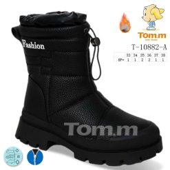 Buty Śniegowe dziecięce 1026-3739-T-10882-A (8par／33-38) czarny