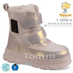 Buty Śniegowe dziecięce 1026-3760-T-10793-A (8par／28-35) beżowy metaliczny