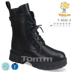 Buty Śniegowe dziecięce 1026-3767-T-0532-A (8par／33-38) czarny