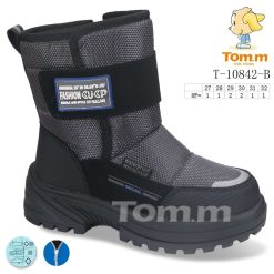 Buty Śniegowe dziecięce 1026-3769-T-10842-B (8par／27-32) szary