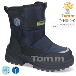 Buty Śniegowe dziecięce 1026-3771-T-10840-C (8par／27-32) granatowy