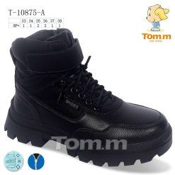 Buty Śniegowe dziecięce 1026-3775-T-10875-A (8par／33-38) czarny
