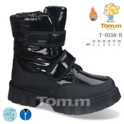 Buty Śniegowe dziecięce 1026-3778-T-0558-B (8par／33-38) czarny