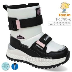 Buty Śniegowe dziecięce 1026-3794-T-10780-A (8par／27-32) biało-różowy