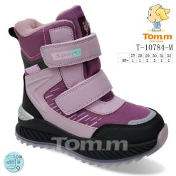 Buty Śniegowe dziecięce 1026-3796-T-10784-M (8par／27-32) fioletowo-różowy