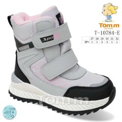 Buty Śniegowe dziecięce 1026-3798-T-10784-E (8par／27-32) biało-szary