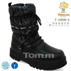 Buty Śniegowe dziecięce 1026-3807-T-10898-E (8par／33-38) czarny