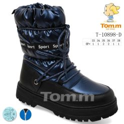 Buty Śniegowe dziecięce 1026-3809-T-10898-D (8par／33-38) granatowy