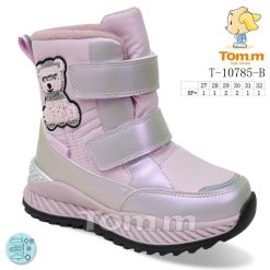 Buty Śniegowe dziecięce 1026-3813-T-10785-B (8par／27-32) różowy metaliczny