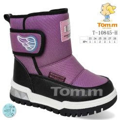 Buty Śniegowe dziecięce 1026-3819-T-10845-H (8par／23-28) fioletowy