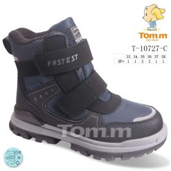 Buty Śniegowe dziecięce 1026-3837-T-10727-C (8par／33-38) granatowy