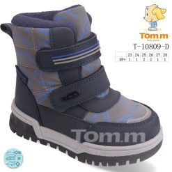 Buty Śniegowe dziecięce 1026-3850-T-10809-D (8par／23-28) granatowy