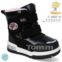Buty Śniegowe dziecięce 1026-3860-T-10847-B (8par／23-28) czarny